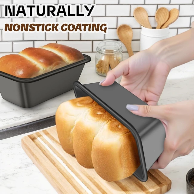 Alt view image 3 of 7 - Baking Pans Set, Nonstick Bakeware Sets, Oven Pans for Cooking, 6 Pieces Baking Sheets Set Including Cookie Sheet, Deep Roaster Pan, Square Pan, Loaf Pan, Muffin Pan, Carbon Steel Baking Set