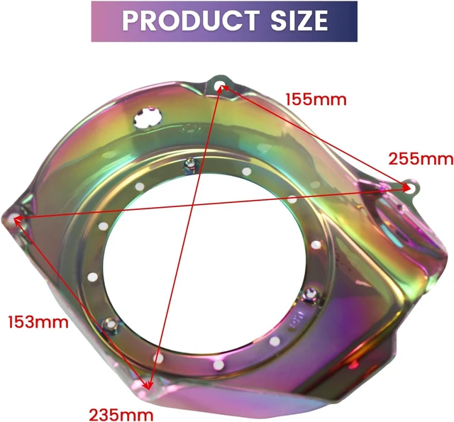 Alt view image 3 of 7 - Recoil Fan Cover Shroud for Predator Honda GX160 GX200, Mirror-Colorful