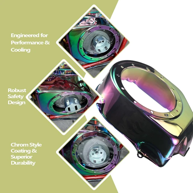 Alt view image 4 of 7 - Recoil Fan Cover For Predator 212cc For Honda GX160 GX200 For Coleman CT200U BT200X For Tillotson Hisun Clone 196cc Engine For KT196 Go Kart Mini Bike Colorful