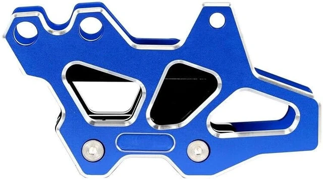 Alt view image 7 of 7 - YZ125 Rear Chain Guide Guard Compatible with YZ125 2008-2023 YZ125X 2017-2023 YZ250/F/X/FX YZ450F/FX WR450F WR250F Dirt Bike CNC Motorcycle Accessories Sprocket Guard Chain Protector (Blue)