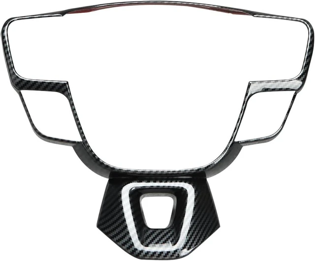 Alt view image 7 of 7 - Gear Shift Panel Cover for 2025 2026 Toyota Camry Accessories Interior ABS Carbon Fiber Style Trim Center Console Sticker Frame Decoration (Carbon Fiber Style, Steering Wheel Panel Cover)