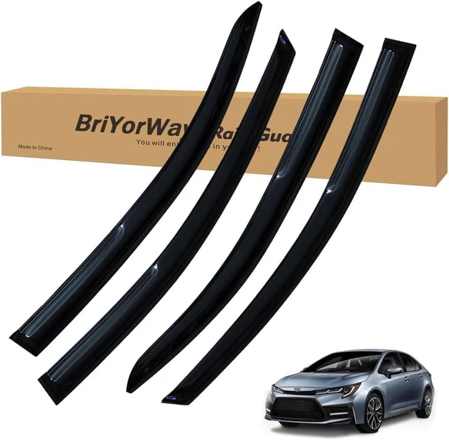 Main image of Vent Shades Rain Guards for Toyota Corolla Sedan 2020 2021 2022 2023 2024 2025 Accessories, for Toyota Corolla Sedan Window Deflectors Window Visors