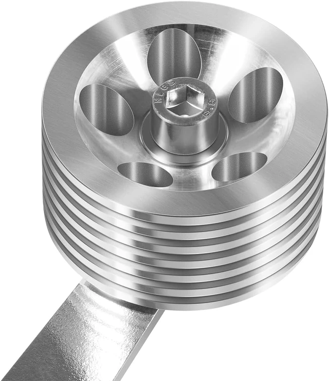Alt view image 6 of 7 - 8511 Billet Aluminum Roller Gas Pedal fits for 1949-1977 VW Volkswagen Beetle Bug Karmann GHIA, Roller Accelerator Pedal for Dune Buggy Gas Pedal Assembly
