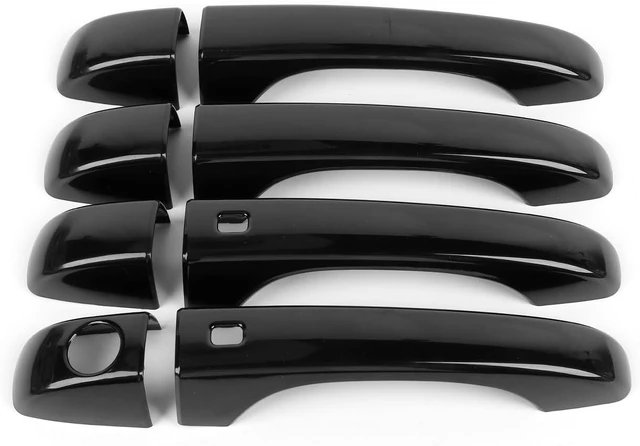Main image of Door Handle Covers Trim Compatible with Chrysler 300 2011-2023 for Chrysler 300 Door Handle Protector Exterior Accessories(Black)