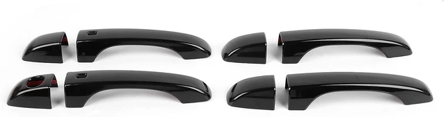 Alt view image 4 of 7 - Door Handle Covers Trim Compatible with Chrysler 300 2011-2023 for Chrysler 300 Door Handle Protector Exterior Accessories(Black)