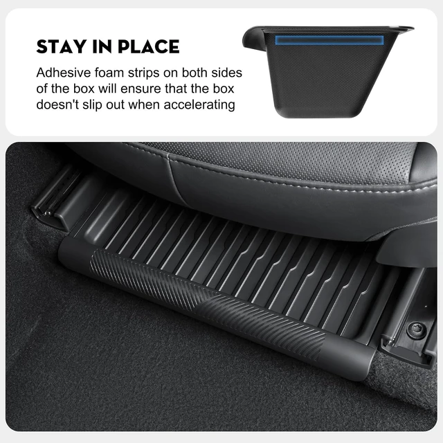 Alt view image 3 of 7 - 2PCS Under Seat Storage Box for 2026 Tesla Model Y Juniper