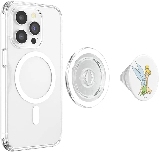 Alt view image 3 of 5 - Peter Pan Tinker Bell Pretty Wings Classic Portrait PopSockets PopGrip for MagSafe