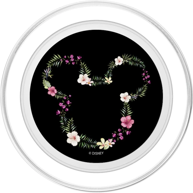Alt view image 2 of 5 - Mickey & Friends Mickey Hawaiian Floral Outline Ears PopSockets PopGrip for MagSafe