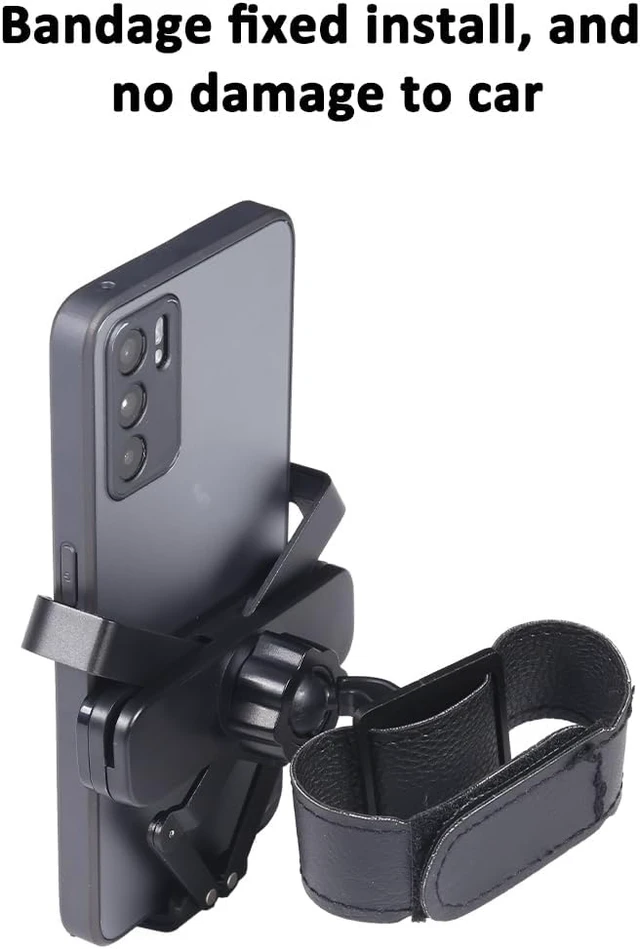Alt view image 6 of 7 - Car Central Control Armrest Car Phone Mount for Jaguar F-Type 2013-2024 Auto Mobile Phone Holder Accessories (Style A)