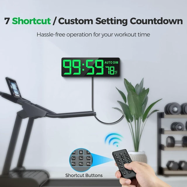 Alt view image 4 of 7 - 16.5" Large Digital Wall Timer Clock with Countdown for Classroom