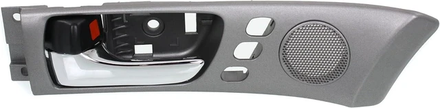 Main image of Interior Front Door Handle Compatible with Lexus ES300 2002-2003 / ES330 2004-2006 LH Chrome Lever+Gray Housing with Memory Adjust System