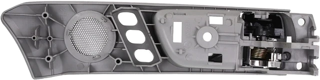 Alt view image 5 of 7 - Interior Front Door Handle Compatible with Lexus ES300 2002-2003 / ES330 2004-2006 LH Chrome Lever+Gray Housing with Memory Adjust System