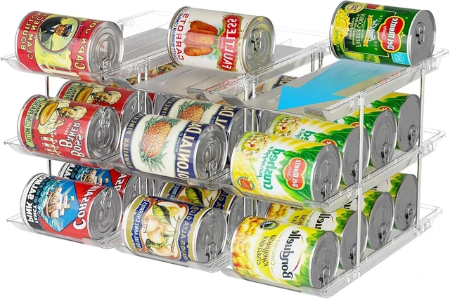 Main image of Can Organizer for Pantry Canned Food Storage Goods Holders 3 Tier