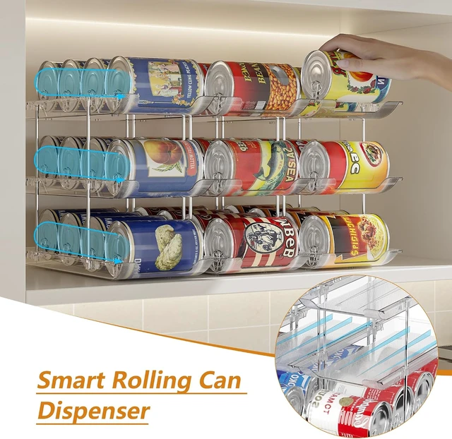 Alt view image 2 of 6 - Can Organizer for Pantry Canned Food Storage Goods Holders 3 Tier
