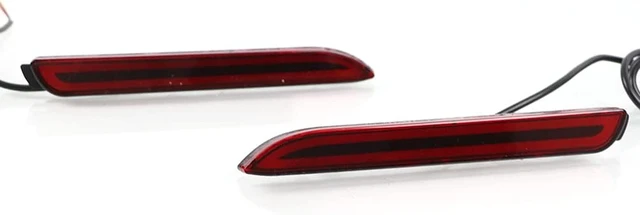 Alt view image 2 of 5 - LED Rear Bumper Reflector Tail Light for Toyota Camry Rav4 Sienna Venza