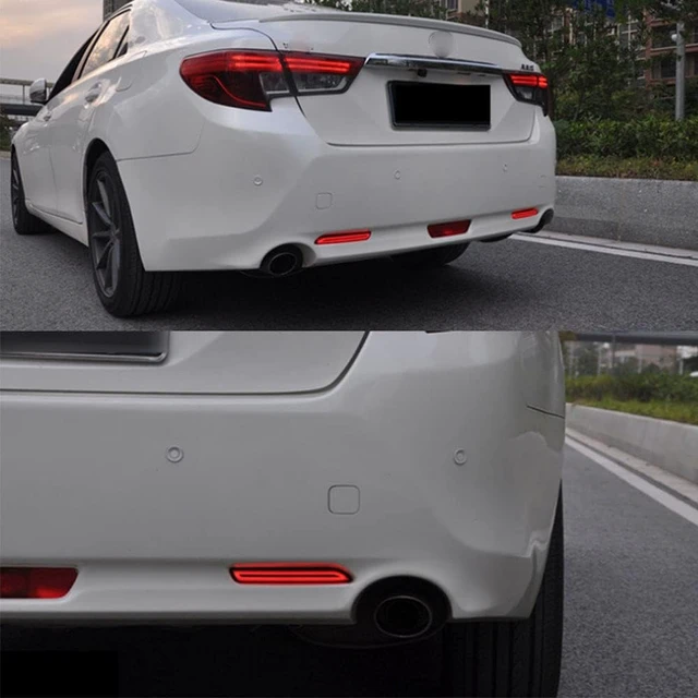 Alt view image 5 of 5 - LED Rear Bumper Reflector Tail Light for Toyota Camry Rav4 Sienna Venza