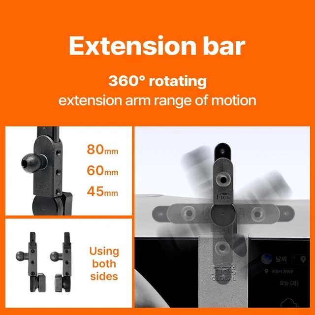 Alt view image 7 of 7 - Car Phone Holder for Toyota RAV4 Custom-Fit Mount for Seamless Display Integration (Toyota RAV4 10.5" JBL Monitor)