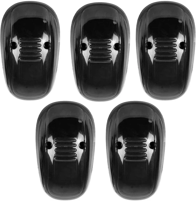 Alt view image 3 of 7 - 5pcs Smoke Amber Cab Roof Marker Lights, Left and Right Holes Top Lamp Running Clearance Light Replacement for 1994 1995 1996 1997 1998 1999 2000 2001 2002 Dodge Ram 1500 2500 3500 4500 Truck, SUV