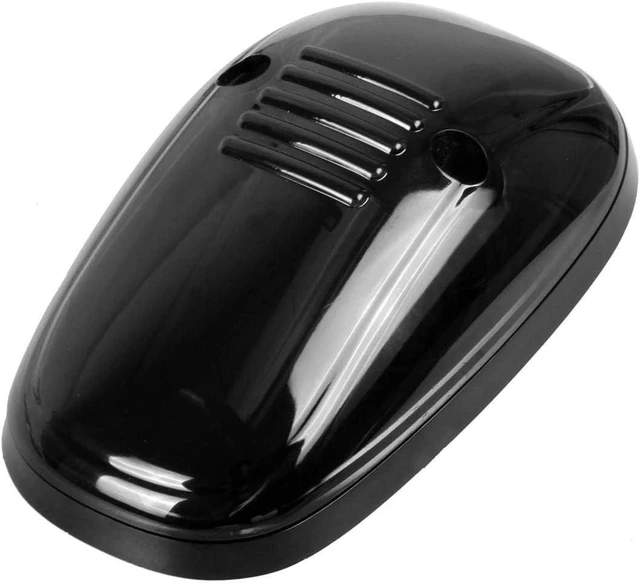 Alt view image 4 of 7 - 5pcs Smoke Amber Cab Roof Marker Lights, Left and Right Holes Top Lamp Running Clearance Light Replacement for 1994 1995 1996 1997 1998 1999 2000 2001 2002 Dodge Ram 1500 2500 3500 4500 Truck, SUV