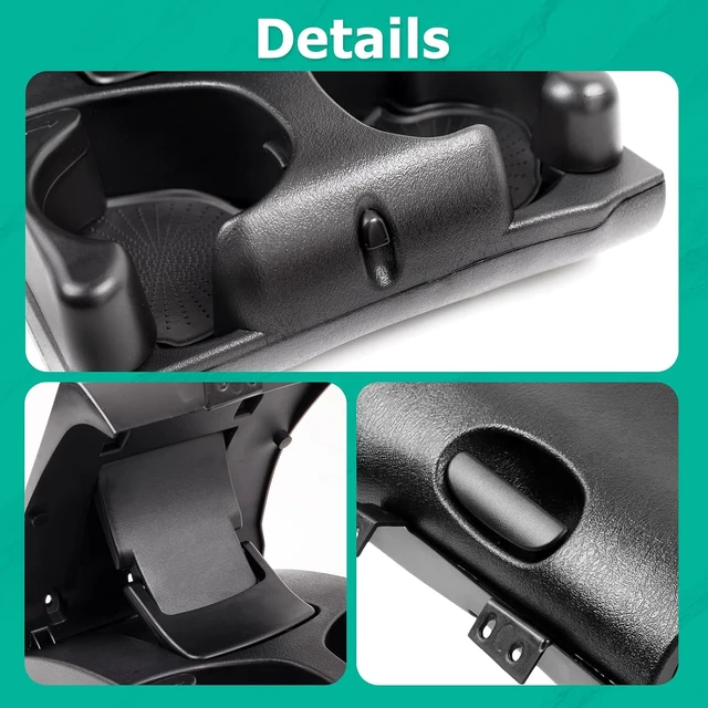 Alt view image 6 of 7 - Cup Holder Fits for 1998-2001 Ram 1500, 1998-2002 Ram 2500 Ram 3500