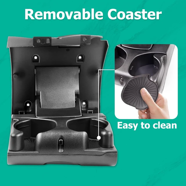 Alt view image 5 of 7 - Cup Holder Fits for 1998-2001 Ram 1500, 1998-2002 Ram 2500 Ram 3500