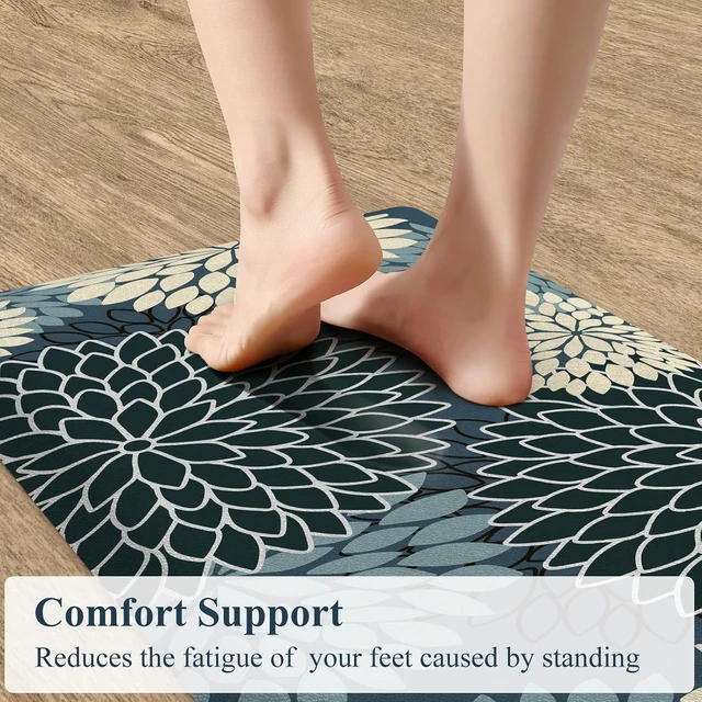 Alt view image 2 of 7 - Kitchen Mats for Floor 2PCS,Cushioned Anti Fatigue Standing Mat
