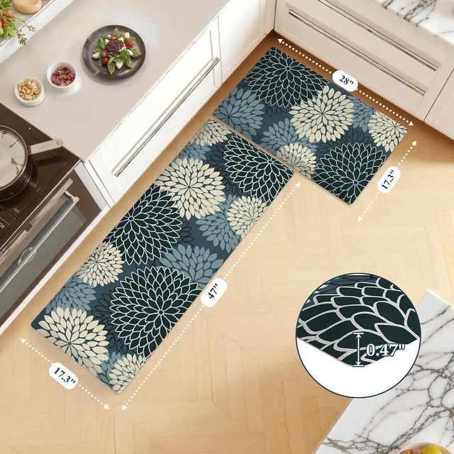 Alt view image 5 of 7 - Kitchen Mats for Floor 2PCS,Cushioned Anti Fatigue Standing Mat