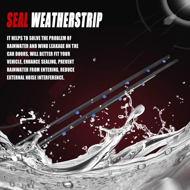 Alt view image 7 of 7 - Window Belt Weatherstrip Compatible with Honda Civic Coupe 2012-2015