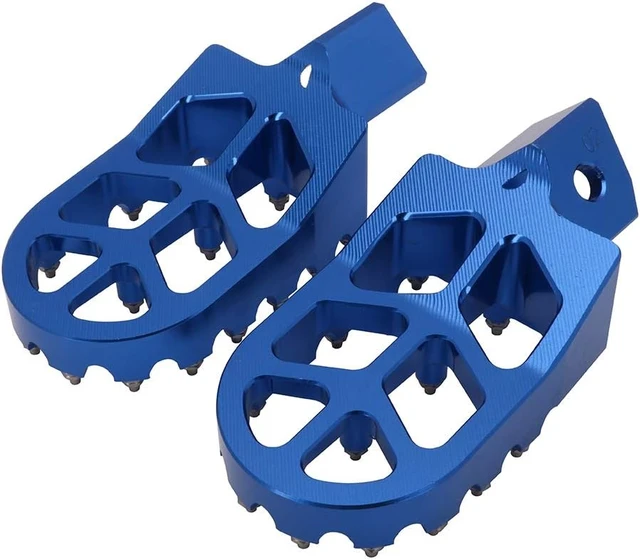 Alt view image 5 of 7 - Motorcycle Foot Pegs Footpeg Pedals FootRest for PW50 1981-2023 PW80 1983-2006 Pit Dirt Bike Blue