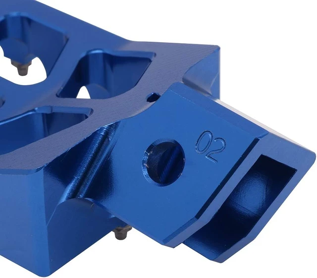 Alt view image 7 of 7 - Motorcycle Foot Pegs Footpeg Pedals FootRest for PW50 1981-2023 PW80 1983-2006 Pit Dirt Bike Blue
