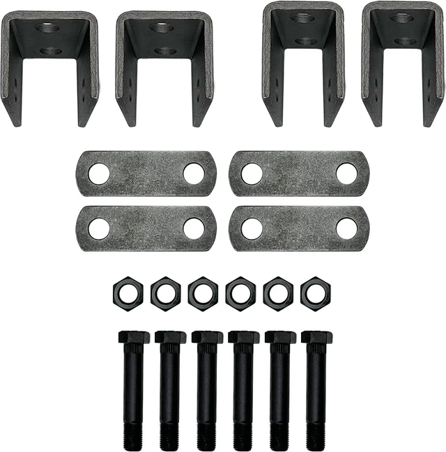 Main image of Single Axle Trailer Double Eye Leaf Spring Suspension Hanger Kit - 2,000-7,000 lbs (Single Axle)