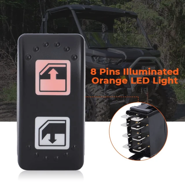 Alt view image 3 of 7 - 710004979 705800048 Power Window Switch for Can-Am Defender 2 Pack