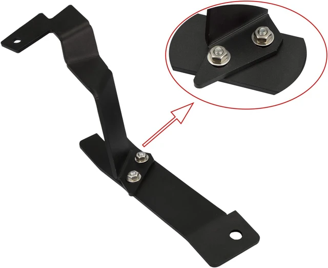 Alt view image 5 of 7 - Upper Hood Hinge A-Pillar LED Pod Mount Bracket Fit for Ford F250