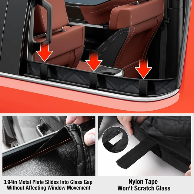 Alt view image 2 of 7 - Dog Car Door Protector: 20% Larger Design for Trucks & Large SUVs