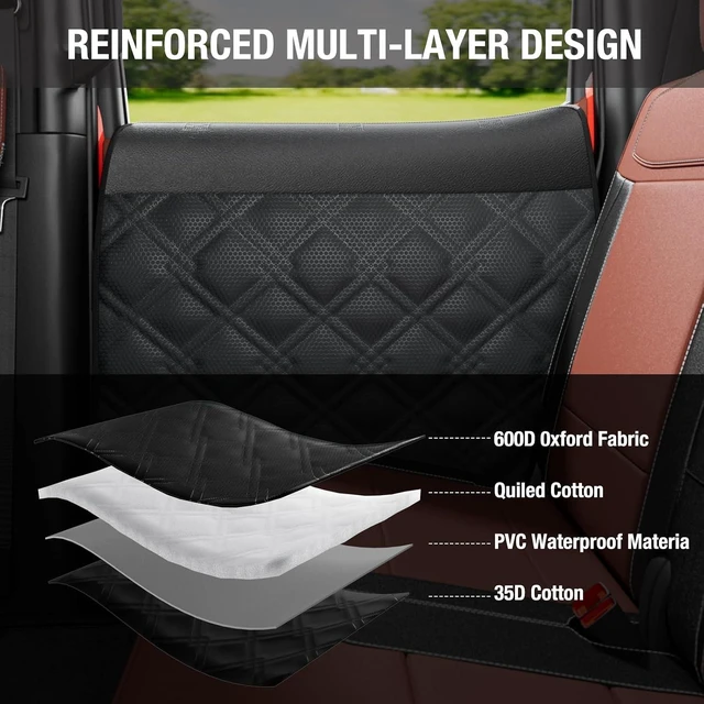 Alt view image 7 of 7 - Dog Car Door Protector: 20% Larger Design for Trucks & Large SUVs