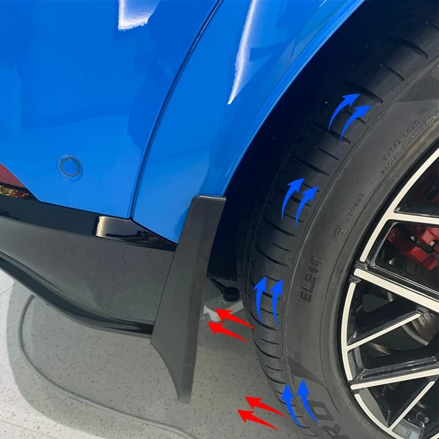 Alt view image 3 of 5 - AOSK Compatible with Mustang Mach E 2026 2025 2024 2023 2022 2021 Mud Flaps Splash Guards Exterior Accessories Mach-E mud Flaps Splash Guards(Set of Four) No Need to Drill Holes