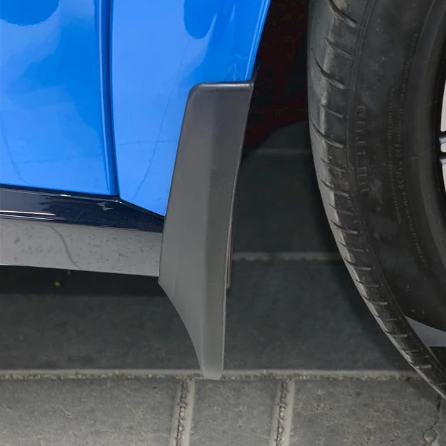 Alt view image 4 of 5 - AOSK Compatible with Mustang Mach E 2026 2025 2024 2023 2022 2021 Mud Flaps Splash Guards Exterior Accessories Mach-E mud Flaps Splash Guards(Set of Four) No Need to Drill Holes