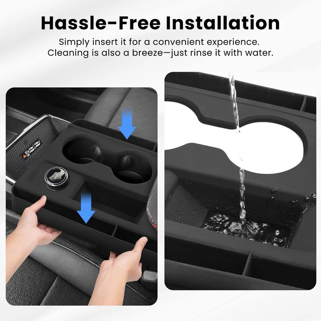 Alt view image 7 of 7 - Silicone Center Console Organizer for 2025-2026 Chevy Chevrolet Equinox Accessories Anti Scratch Protective Pad Cover Storage Box Silicone Shift Panel Trim Cover(Not for Equinox EV)