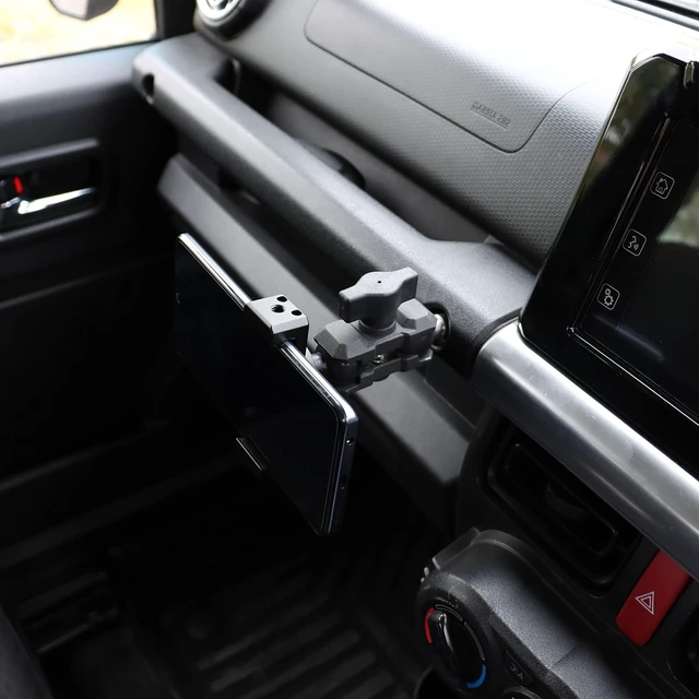 Alt view image 3 of 5 - Car Phone Holder for Suzuki Jimny JB64 Jimny Sierra JB74 JC74 Nomad Smartphone Holder Phone Stand Aluminum Car Interior Parts Accessories Custom Designed 2019-2024