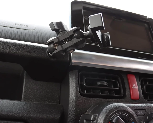 Alt view image 4 of 5 - Car Phone Holder for Suzuki Jimny JB64 Jimny Sierra JB74 JC74 Nomad Smartphone Holder Phone Stand Aluminum Car Interior Parts Accessories Custom Designed 2019-2024