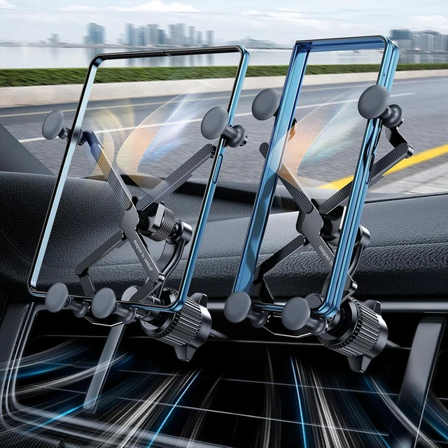 Alt view image 7 of 7 - Z Fold 8 Car Mount Accessories, Gravity Linkage, Long Arm Vent Clip