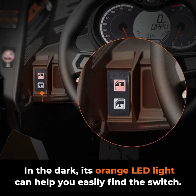 Alt view image 2 of 7 - 710004979 705800048 Power Window Switch for Can-Am Defender 2 Pack