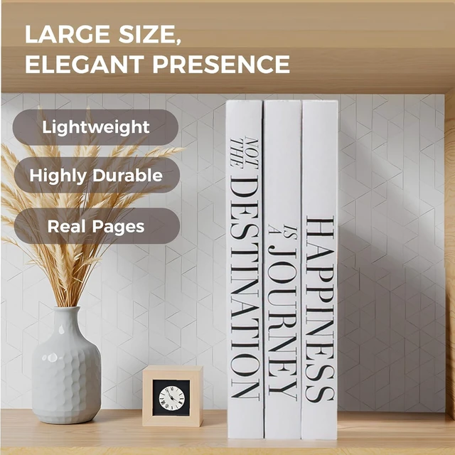 Alt view image 4 of 7 - Decorative Books for Home Decor - Coffee Table Book Decor - Fake Books for Decoration - Faux Books for Decoration - Decorative Books for Coffee Table Decor - Decor Books - Large Book Decor