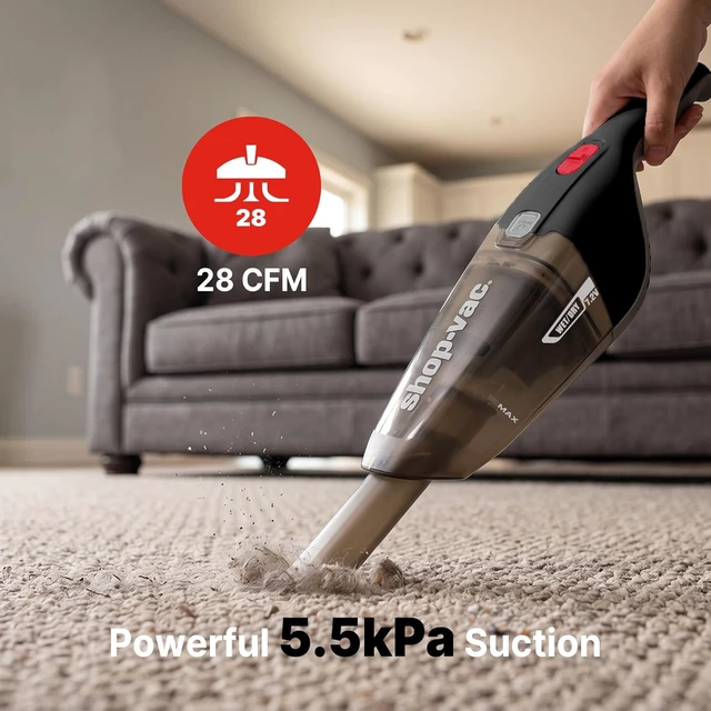 Alt view image 5 of 7 - Wet/Dry Handheld Vacuum Cordless, Wall-Mounted Hand Vac, Black
