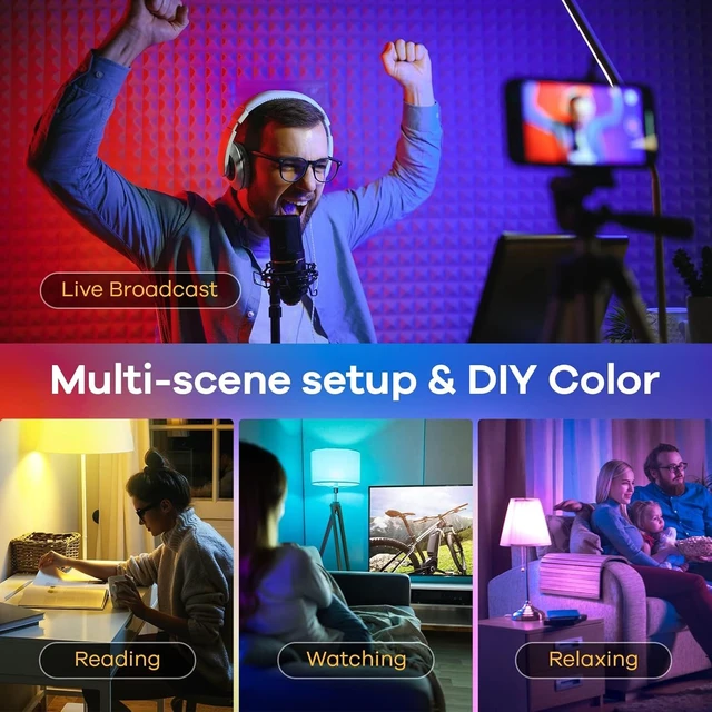 Alt view image 5 of 7 - Matter Smart Light Bulbs, Works with Home, Alexa, Google Home
