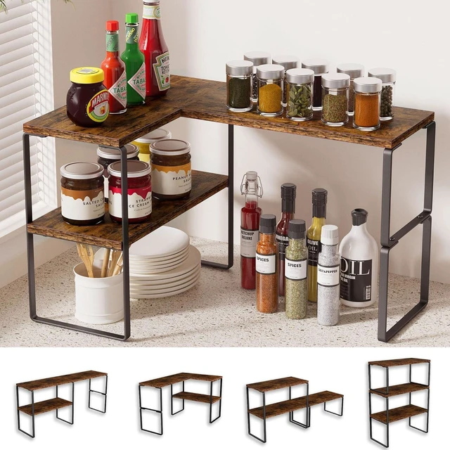 Main image of Kitchen Counter Organizer, Countertop Shelf, Adjustable, Stackable