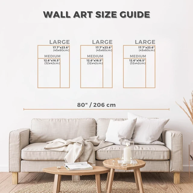 Alt view image 7 of 7 - Modern Wooden Wall Sculptures - Set of 3 - Home Decor Accent - Large Wall Art for Living Room, Bedroom, Office - Easy Installation (Oak, Medium - Mountain and Sun)