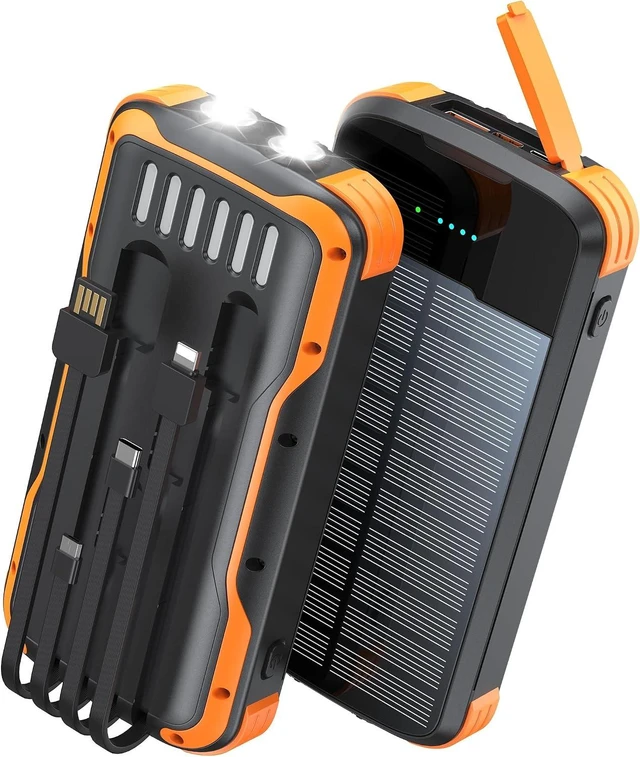 Main image of Solar Power Bank 40000mAh PD20W Fast Charging Portable Solar Charger