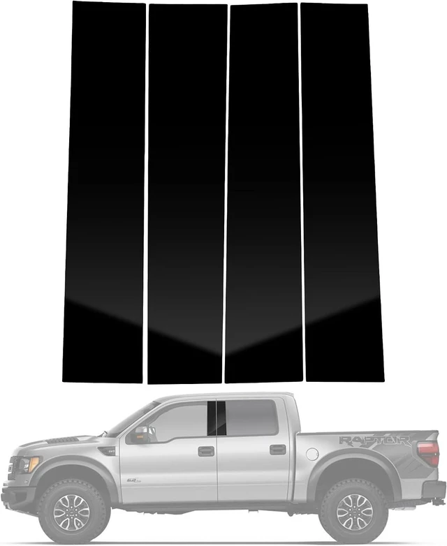 Main image of Door Window Pillar Trim Moldings Fit for Ford F150 2004-2014
