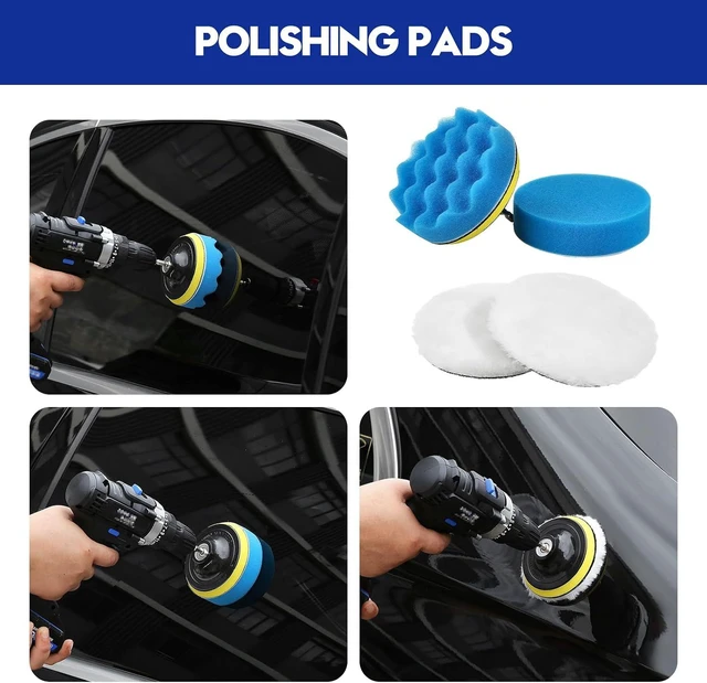 Alt view image 3 of 7 - 38PcsB Car Detailing Kit Detailing Brush Set Car Wash Cleaning Kit Blue